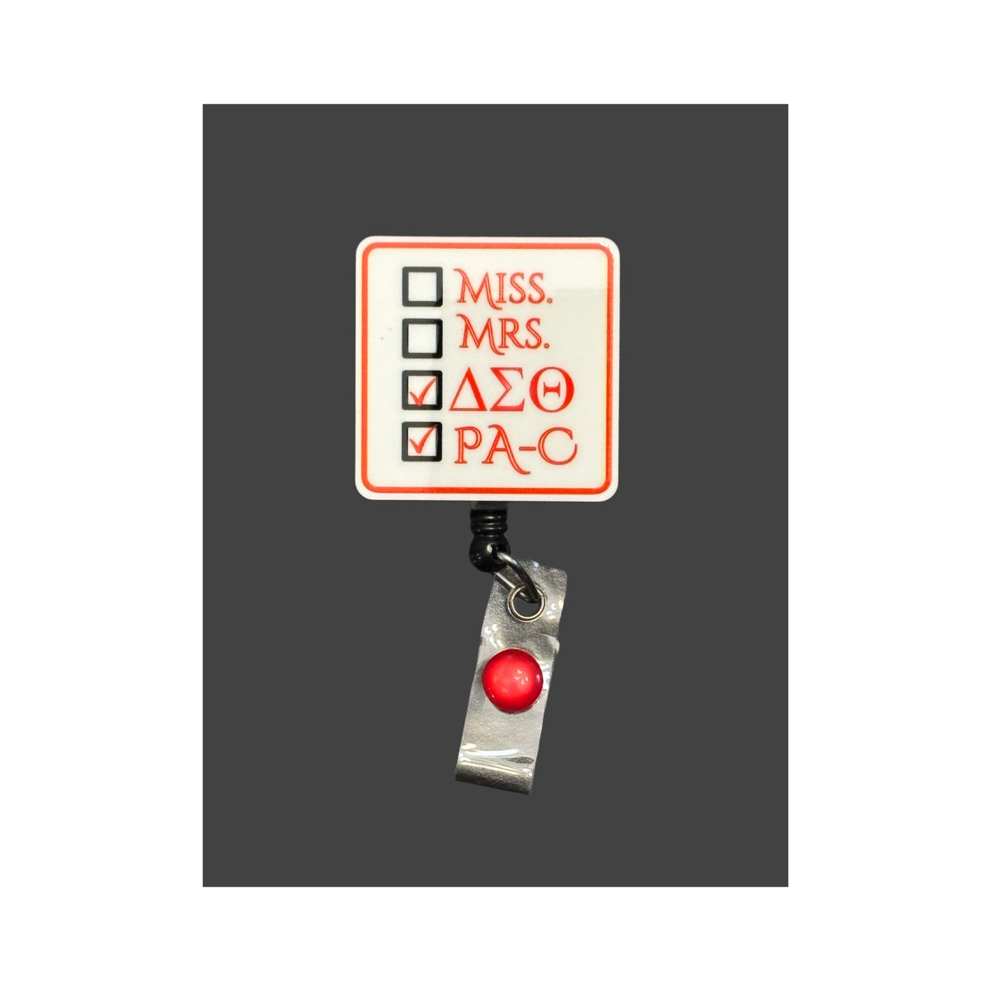 Sorority Physicians Assistant Certified Badge Holder