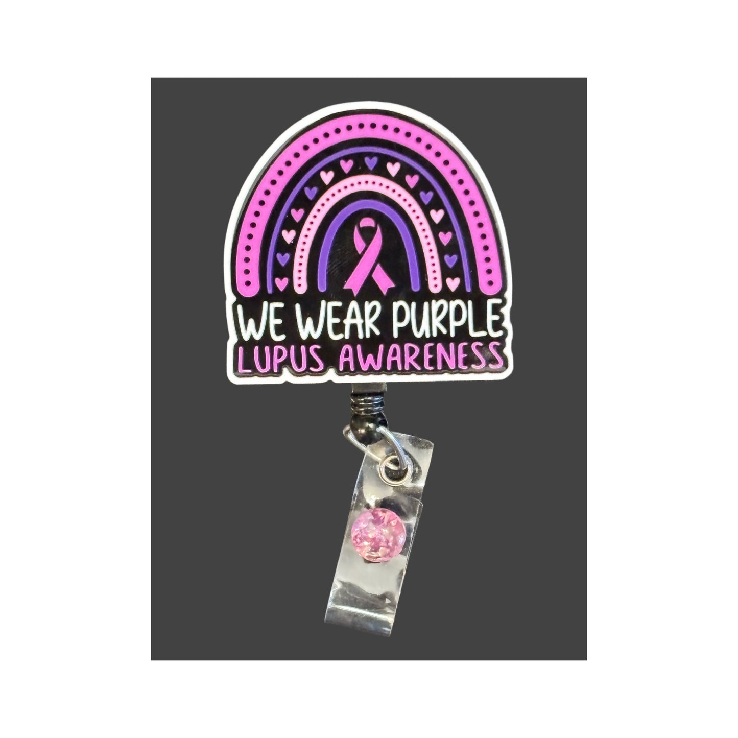 Lupus Awareness Badge Holder