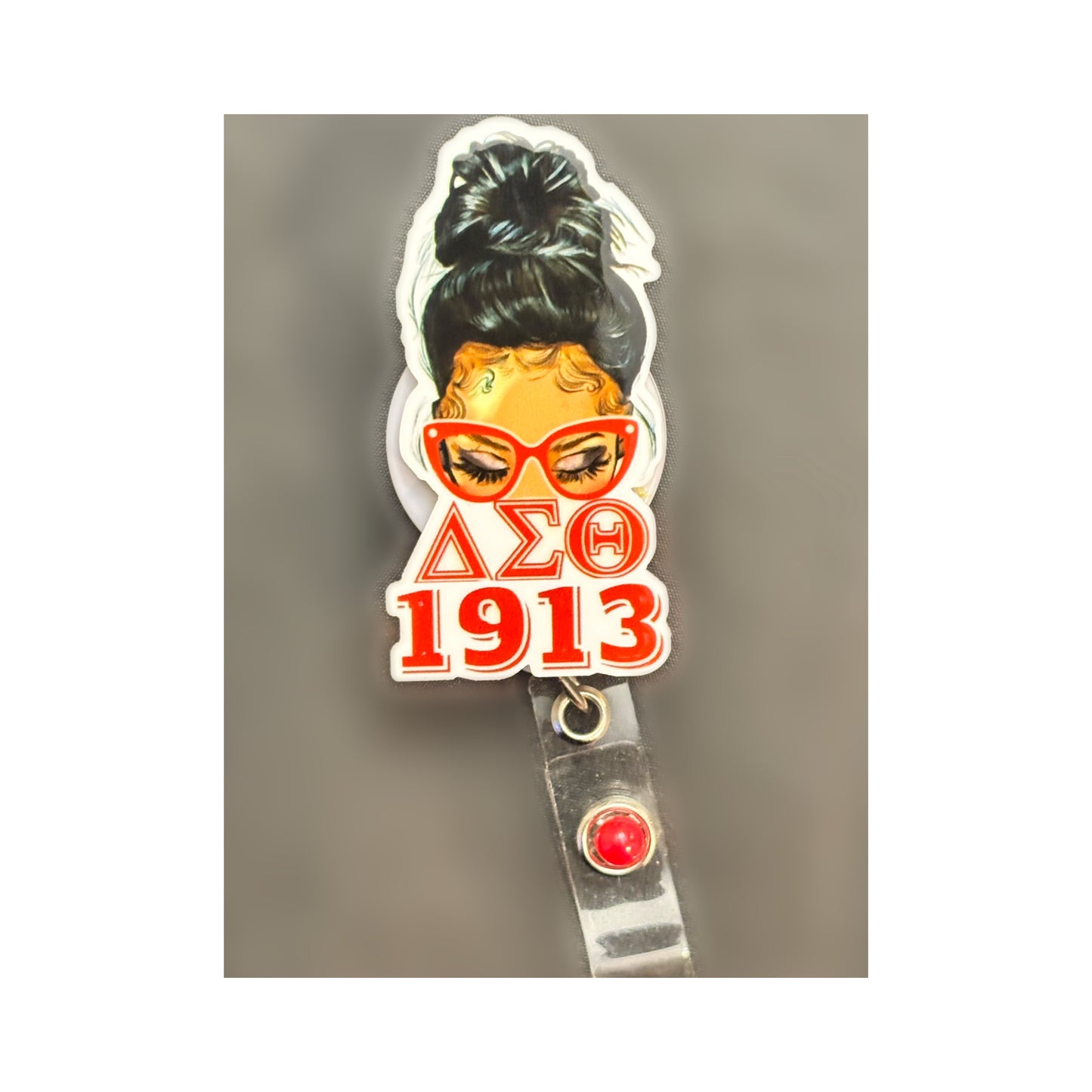 Delta Messy Bun Badge