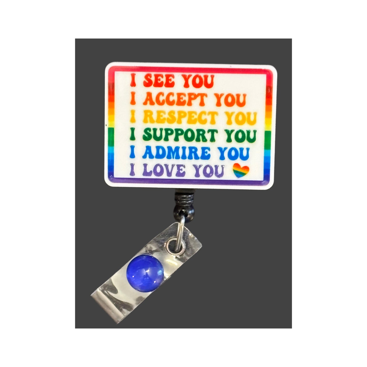 Pride LGBTQ Badge Holder