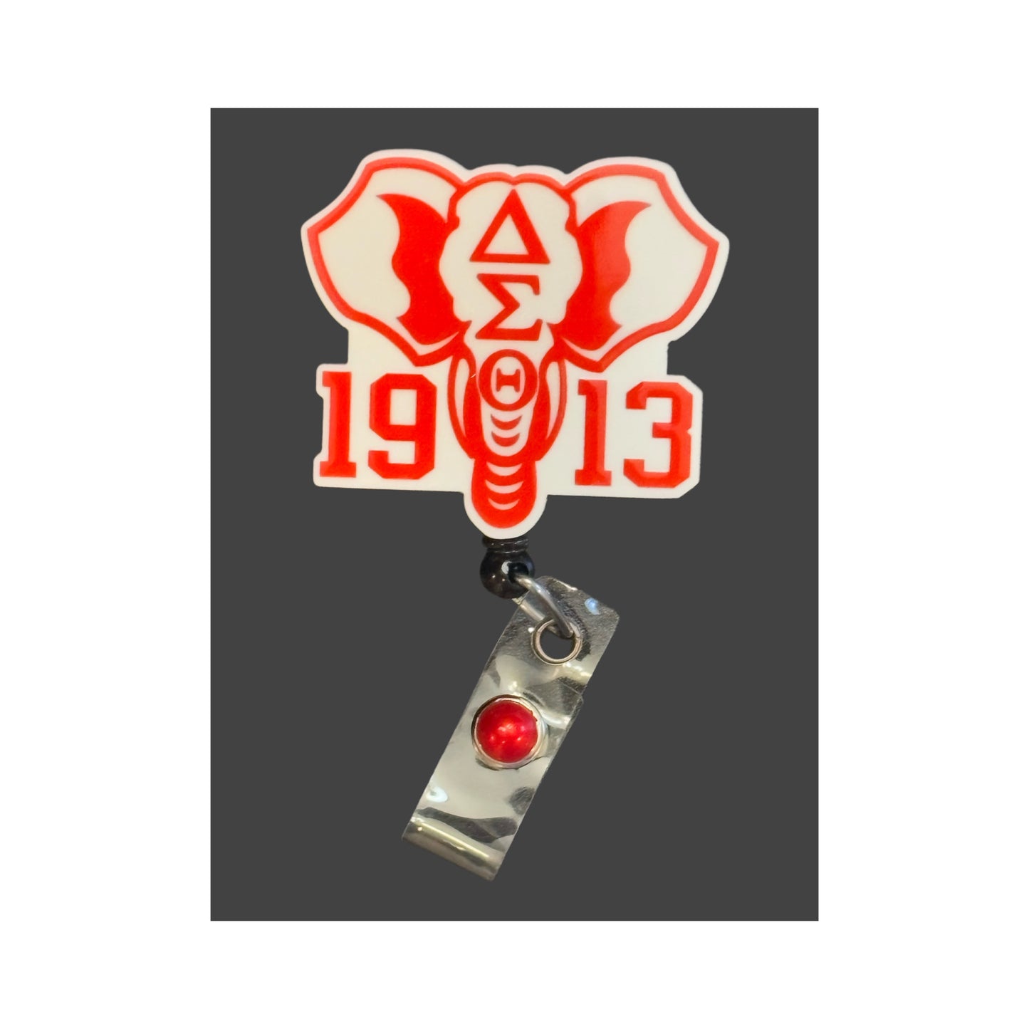 Delta Elephant 1913 Badge Holder