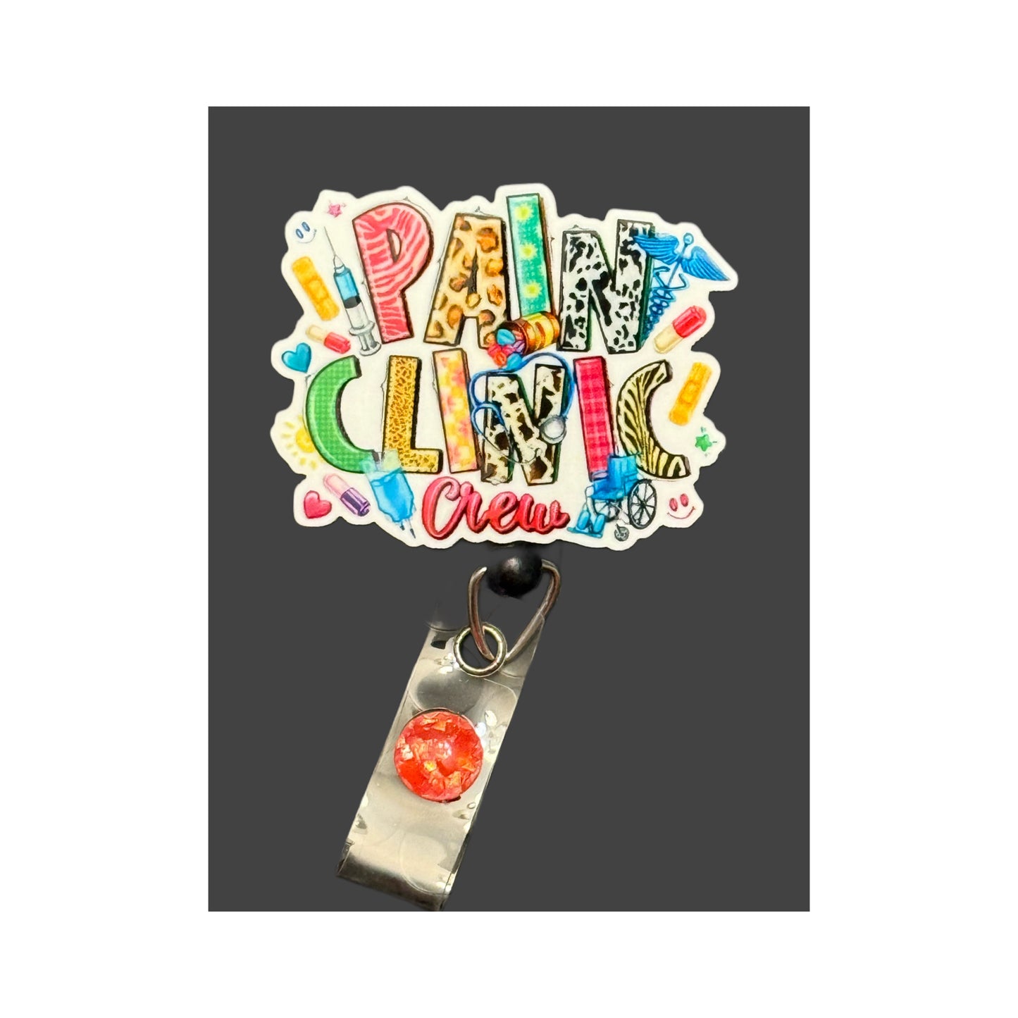 Pain clinic crew Badge Holder