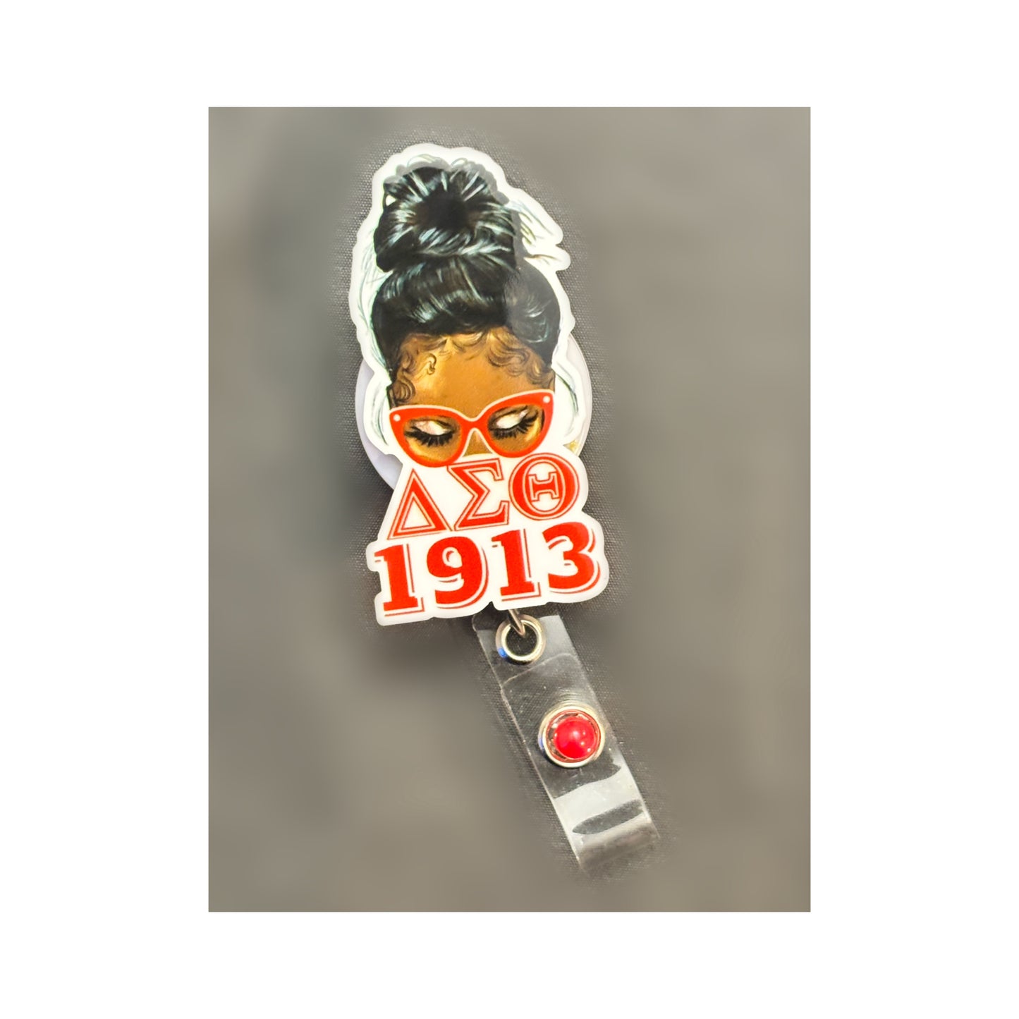 Delta Messy Bun Badge