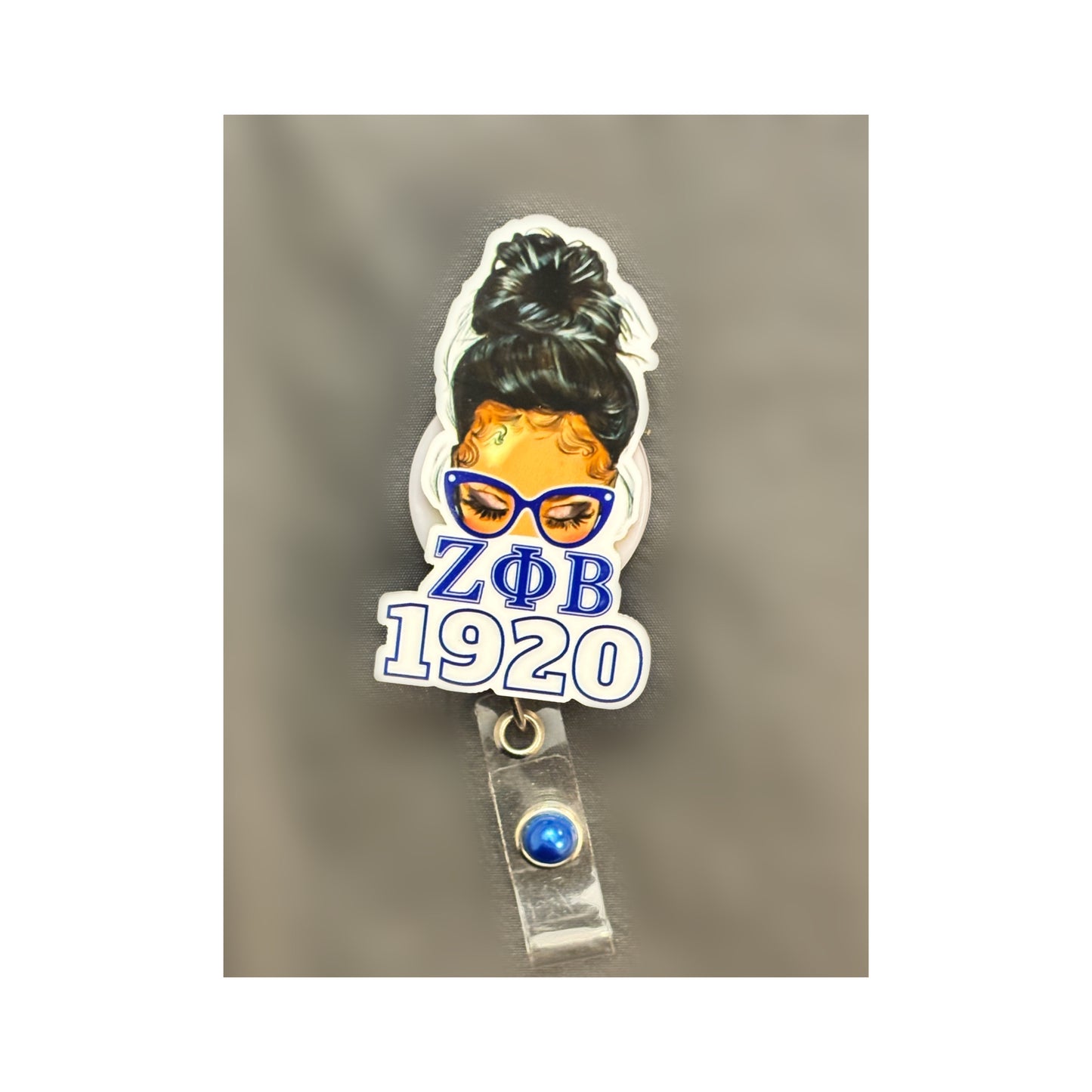 Zeta Messy Locs/Bun Badge