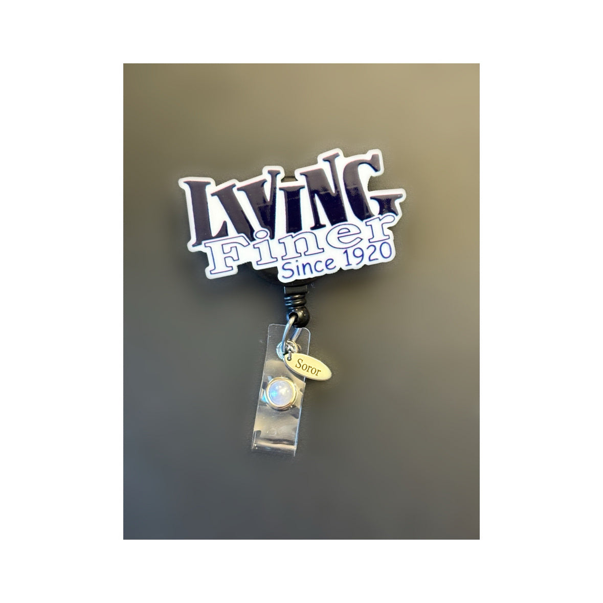Sorority Living Badge Holder