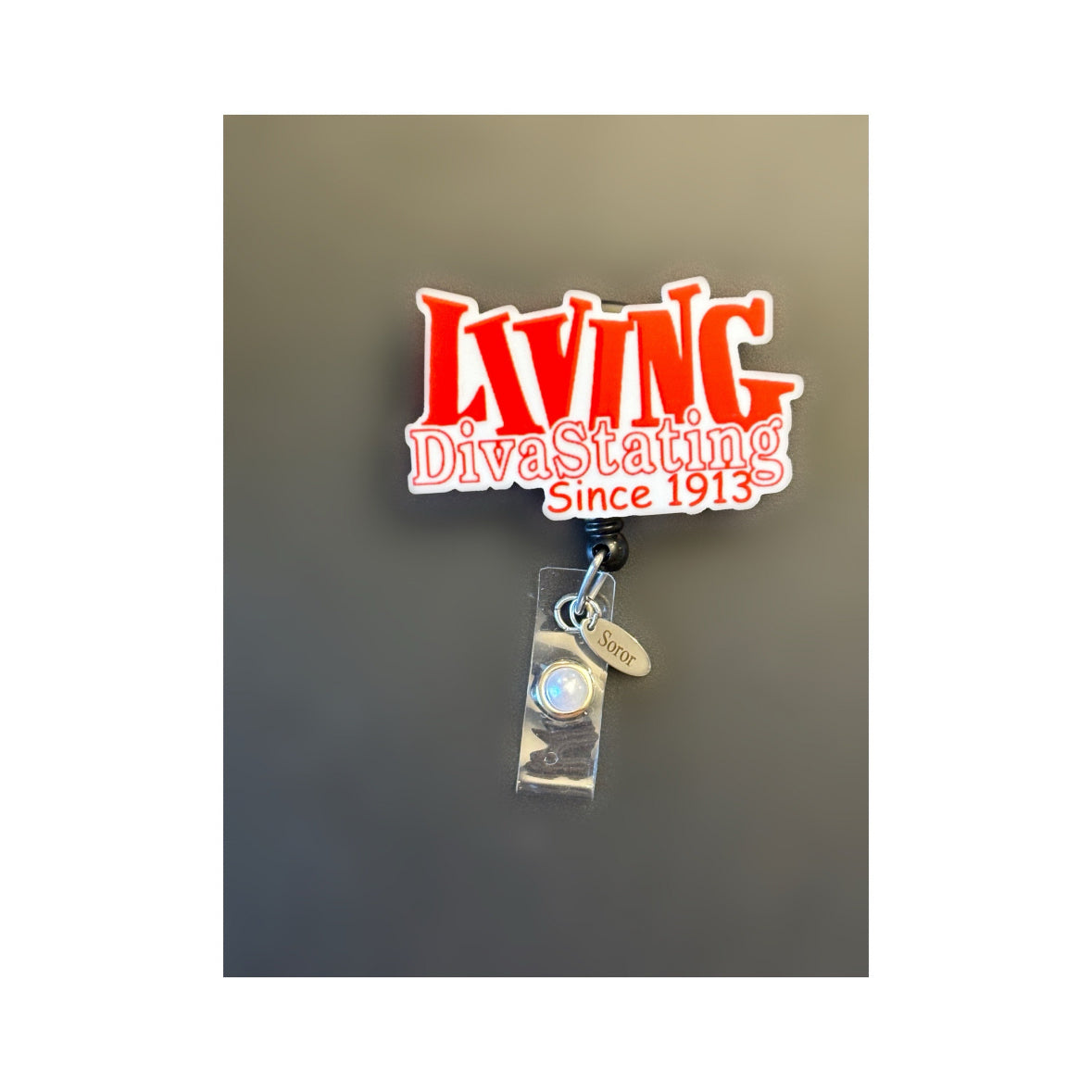 Sorority Living Badge Holder