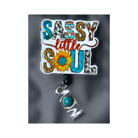 Sassy little Soul Badge Holder