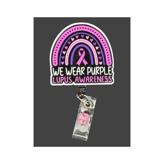 Lupus Awareness Badge Holder