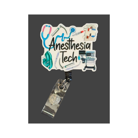 Anesthesia Tech Badge Holder