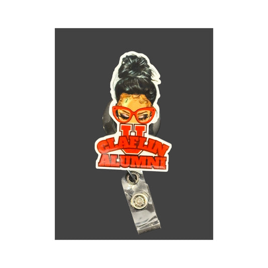 Women Claflin University Alumni  ID Badge Holder