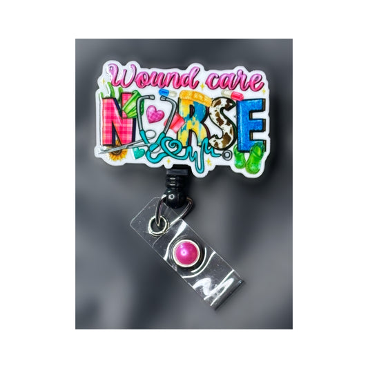 Wound Care Nurse Badge Holder