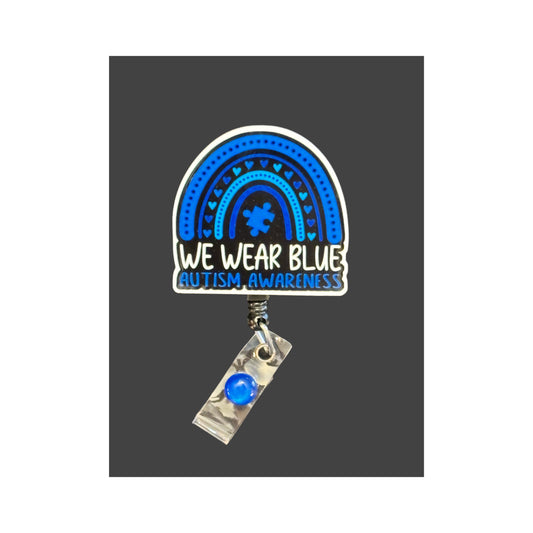 Autism Awareness Badge Holder