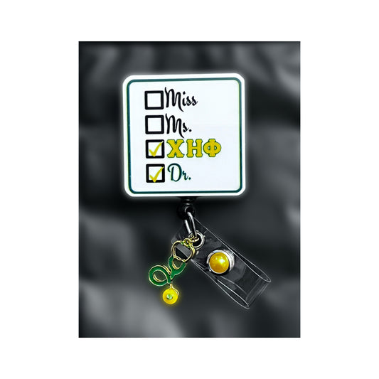 Chi Eta Phi Doctor Badge Holder