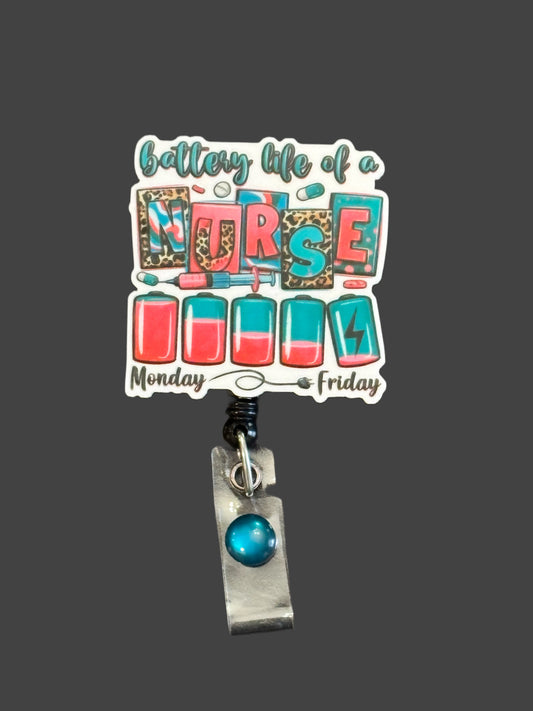 Battery Life of a Nurse Badge Holder