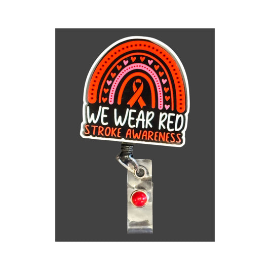 Stroke Awareness Badge Holder
