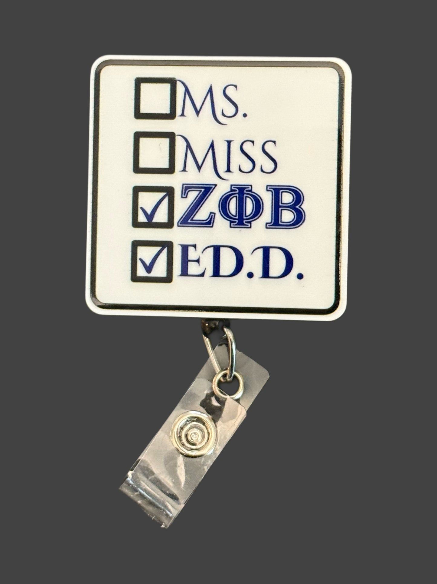 Sorority Doctor of Education (Ed.D.) Badge
