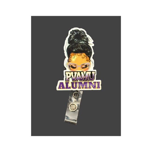 Messy Bun Prairie View A&M University Alumni Badge