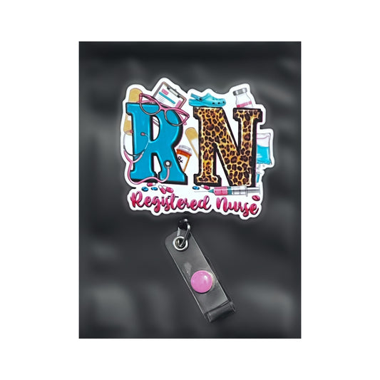 Registered Nurse RN ID badge Holder
