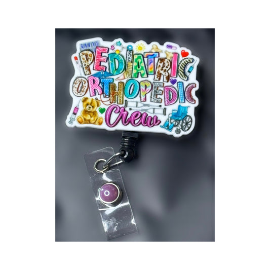 Pediatric Orthopedic Crew Badge Holder