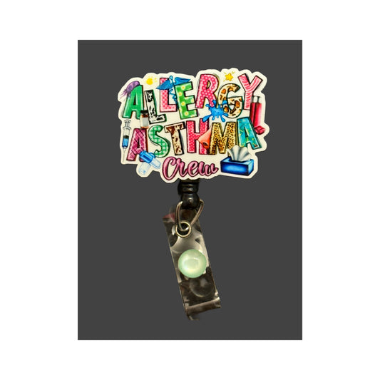 Allergy Asthma Crew Badge Holder