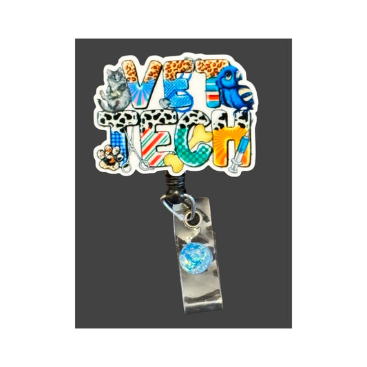 Vet Tech Badge Holder