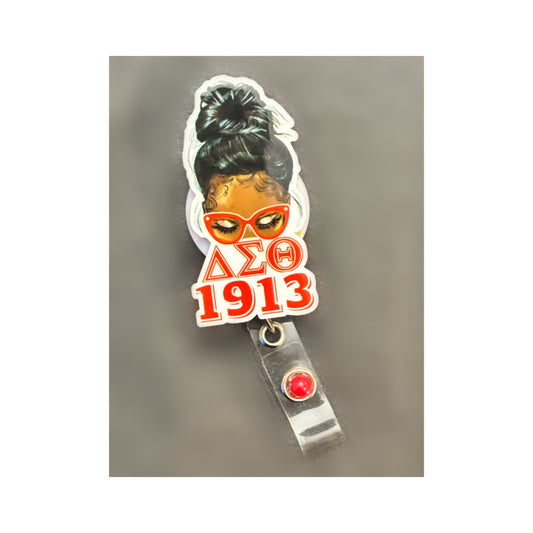 Delta Messy Bun Badge