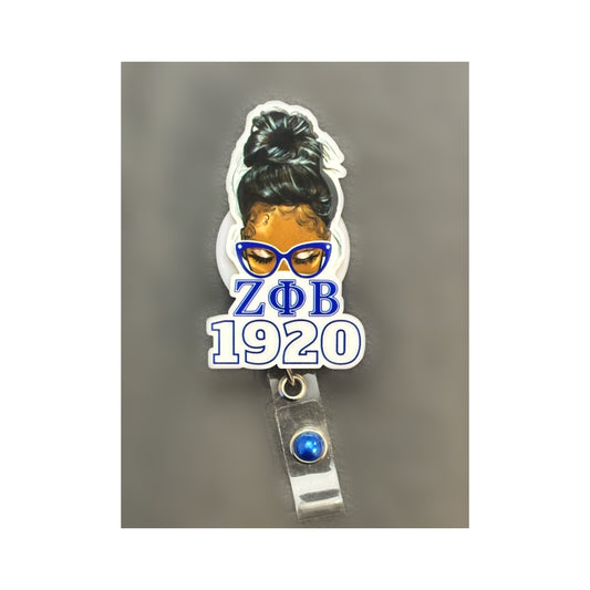 Zeta Messy Locs/Bun Badge
