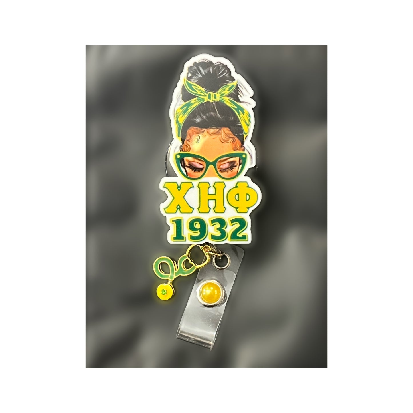 Chi Eta Phi  Messy Bun/ Locs