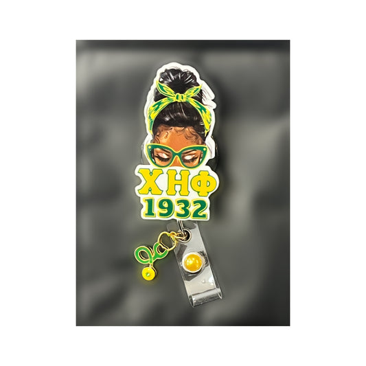 Chi Eta Phi  Messy Bun/ Locs